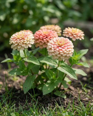 Semillas Thumbelina Dwarf Mixed (Zinnia elegans) – mezcla de plantas anuales de SeedsChoice
