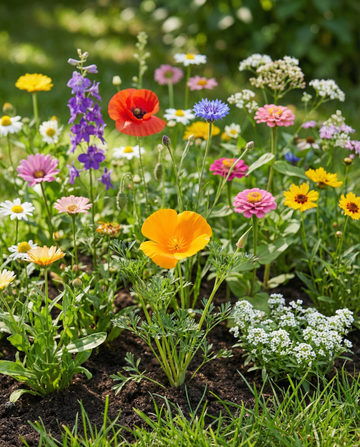 Mezcla de verano para pleno sol de 20 a 80 cm – semillas de flores anuales de SeedsChoice