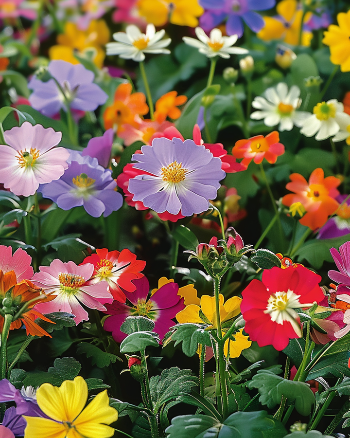 Sementes de Japanese Carpet Mix pleno sol 15 a 45 cm – flor anual