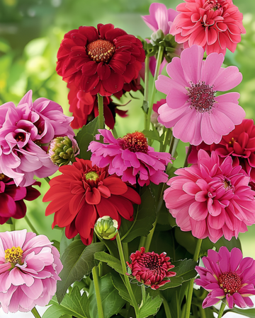 Semillas de flores de verano Pink Red Mix Blend – flor anual