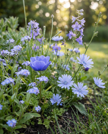 Mezcla Blue Summer Mix pleno sol 20 a 80 cm – semillas de flores anuales de SeedsChoice