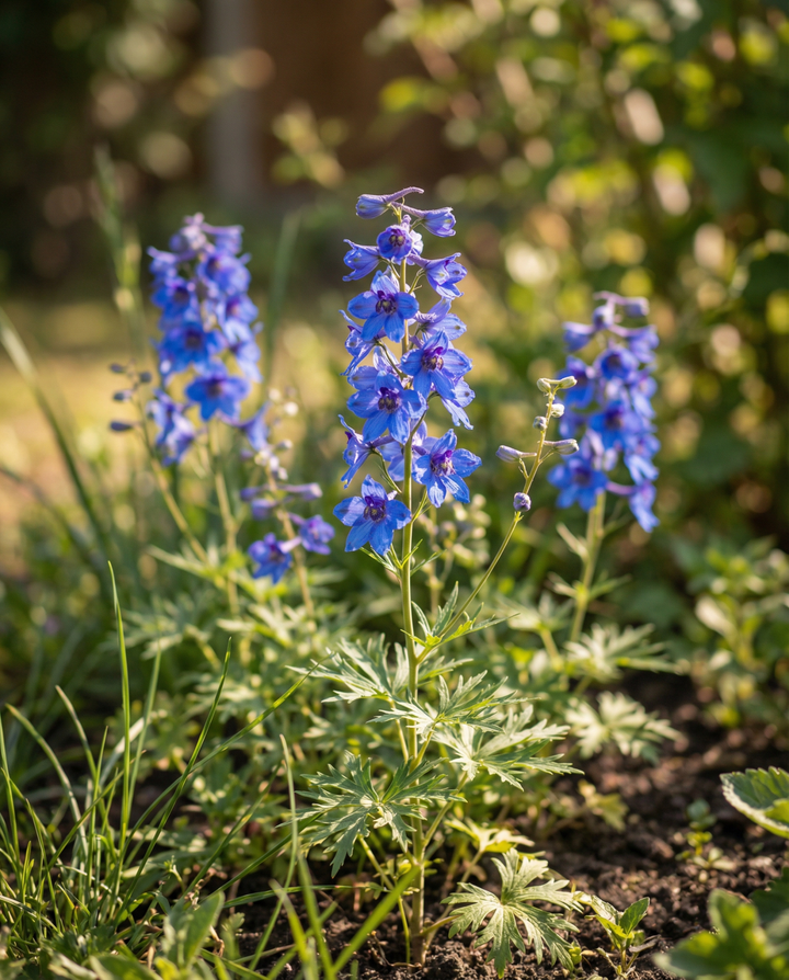 Semillas de espuela de caballero Dasante Blue (Delphinium belladonna) – bienal