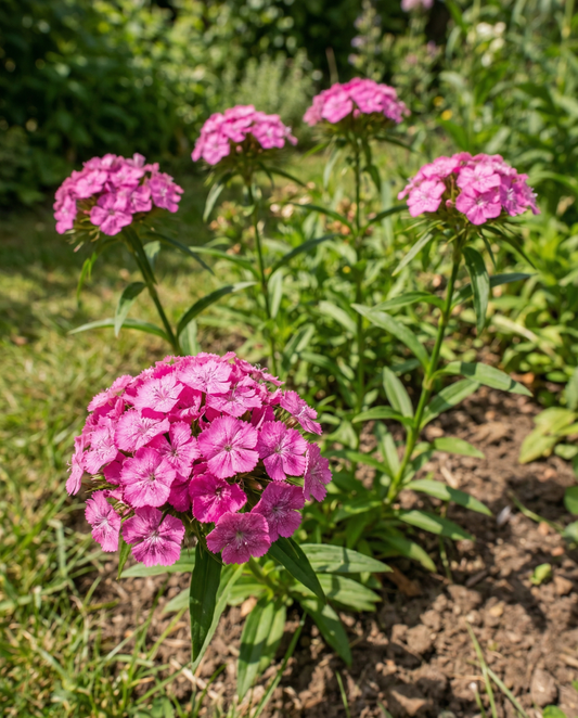 Clavel del poeta Pink Beauty (Dianthus barbatus) – semillas de flor bienal de SeedsChoice