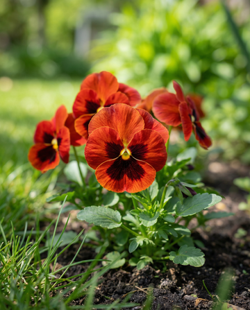 Pensamiento Alpenglow (Viola wittrockiana) – semillas de flor bienal de SeedsChoice