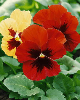 Sementes de amor-perfeito Red Wing Viola wittrockiana flor bienal