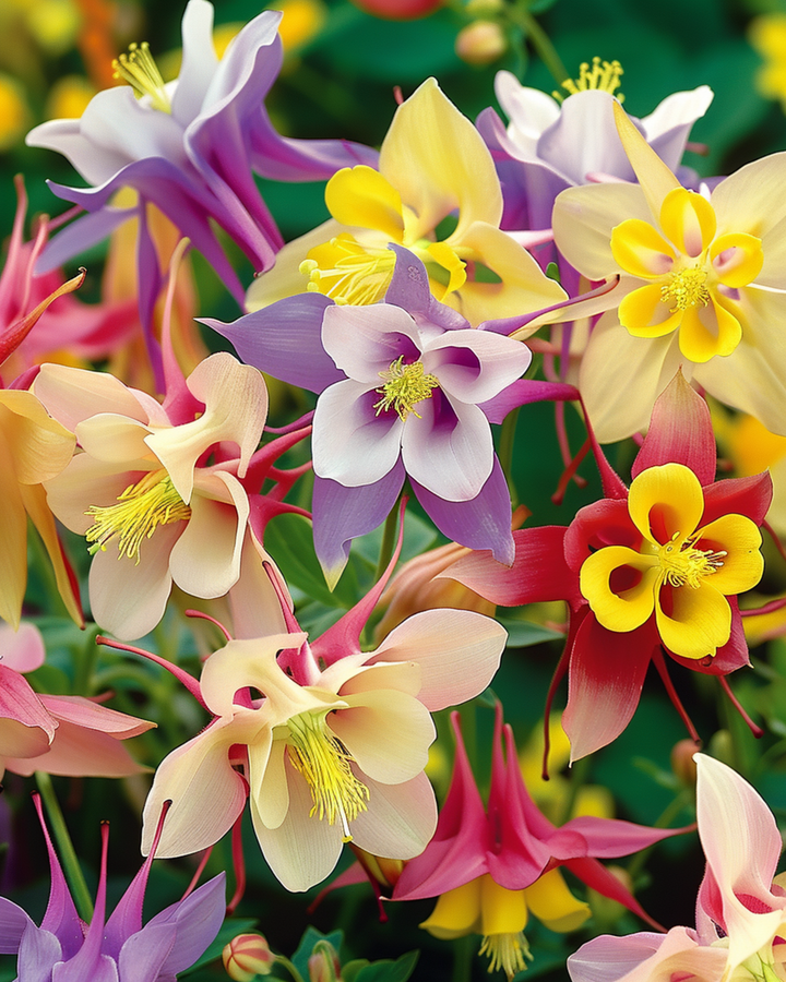 Semillas de aguileña Mrs Scott Elliott (Aquilegia vulgaris) – perenne