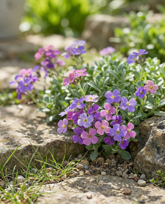 Mezcla Aubrieta (Aubrieta hybrida) – semillas de planta perenne de SeedsChoice