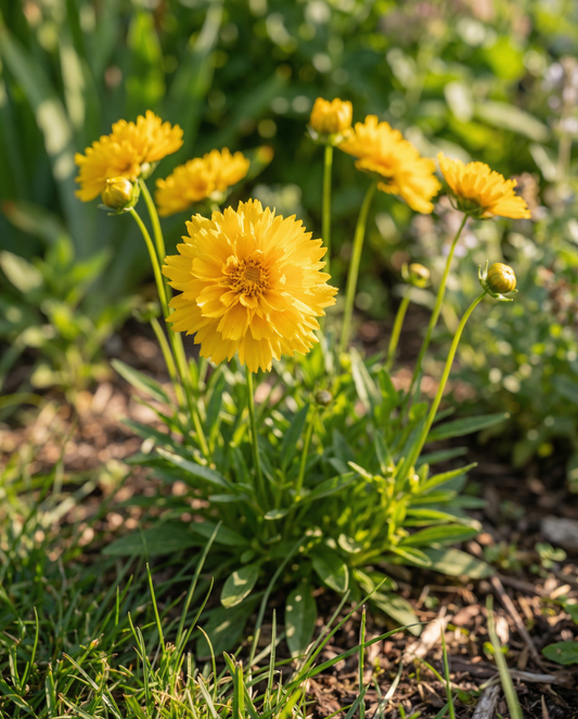 Margarida-dupla amarela Early Sunrise (Coreopsis grandiflora) – sementes de planta perene da SeedsChoice