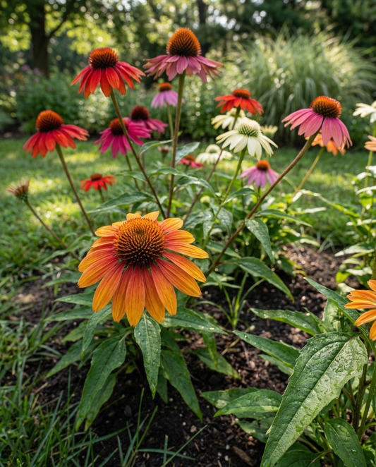 Equinácea Cheyenne Spirit Mix (Echinacea hybrida) – semillas de flor perenne de SeedsChoice