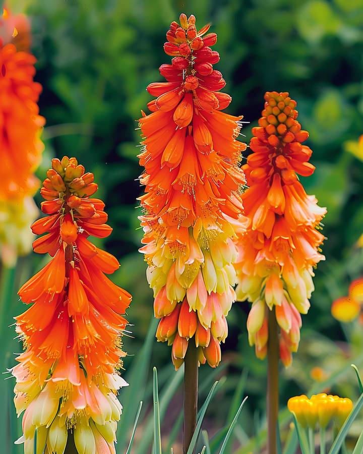 Semillas de Red Hot Poker Tritoma Royal Castle Hybrids (Kniphofia uvaria) – planta perenne