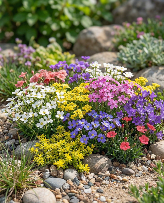 Mix para Jardim de Pedras Pleno Sol 15 25 Cm – sementes de flor perene da SeedsChoice