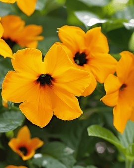 Sementes de Olho-de-Susana Thunbergia alata Trepadeira Anual