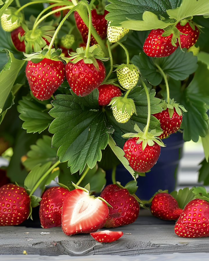 Sementes de morango Ruby Ann F1 (Fragaria ananassa) – anual