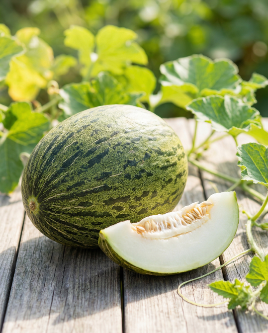 Melón Piñonet Piel De Sapo (Cucumis melo) – semillas de hortaliza anual de SeedsChoice