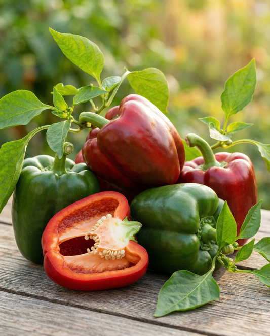 Pimiento dulce Yolo Wonder (Capsicum annuum) – semillas de hortaliza anual de SeedsChoice