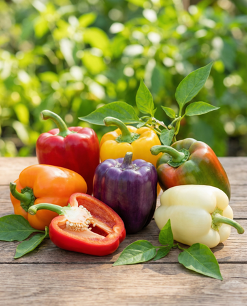 Pimiento dulce 5 Color Mixture (Capsicum annuum) – semillas de hortaliza anual de SeedsChoice