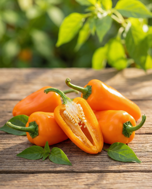 Pimiento dulce snack mini naranja (Capsicum annuum) – semillas de hortaliza anual de SeedsChoice
