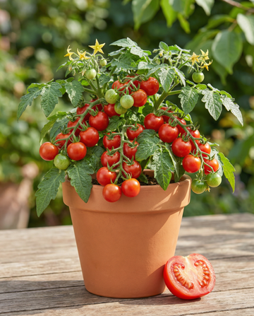 Tomate cherry Micro Pot (Solanum lycopersicum) – semillas de verdura anual de SeedsChoice