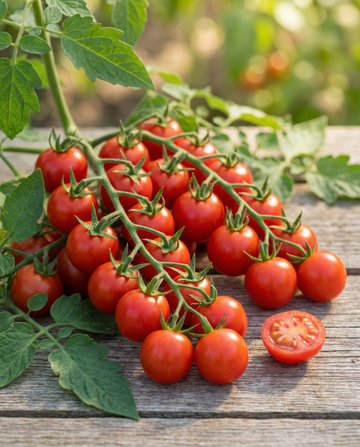 Tomate cherry Supersweet 100 F1 (Solanum lycopersicum) – semillas de hortaliza anual de SeedsChoice