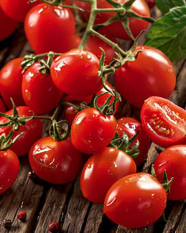 Sementes de Tomate-cereja Solanum Lycopersicum Anual Modus F1 Mini Plum