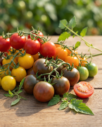 Cherry Tomato Mixed Pack (Solanum lycopersicum) – annual vegetable seeds from SeedsChoice