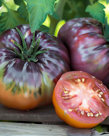 Semillas de tomate Black Krim (Solanum lycopersicum) – hortaliza anual