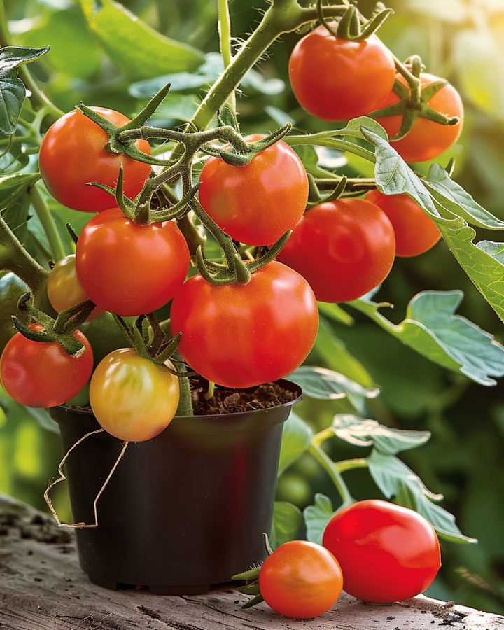 Sementes de tomate-arbusto Maja (Solanum lycopersicum) – hortaliça anual