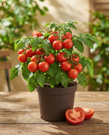 Semillas de tomate enano Maja (Solanum lycopersicum) – hortaliza anual de SeedsChoice