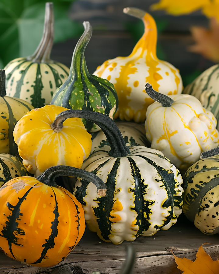 Semillas de calabaza ornamental (Cucurbita pepo) – mezcla anual