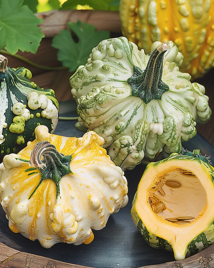 Semillas de calabaza ornamental Crown Of Thorns (Cucurbita pepo) – anual
