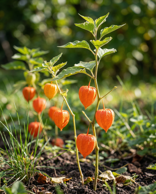 Farolillo chino de vainas naranjas (Physalis alkekengi) – semillas de flor perenne de SeedsChoice
