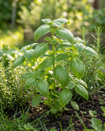 Semillas de albahaca Sweet Basil Large Leaved (Ocimum basilicum) – anual de SeedsChoice