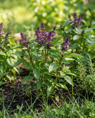 Albahaca Siam Queen (Ocimum basilicum) – semillas de hierba anual de SeedsChoice