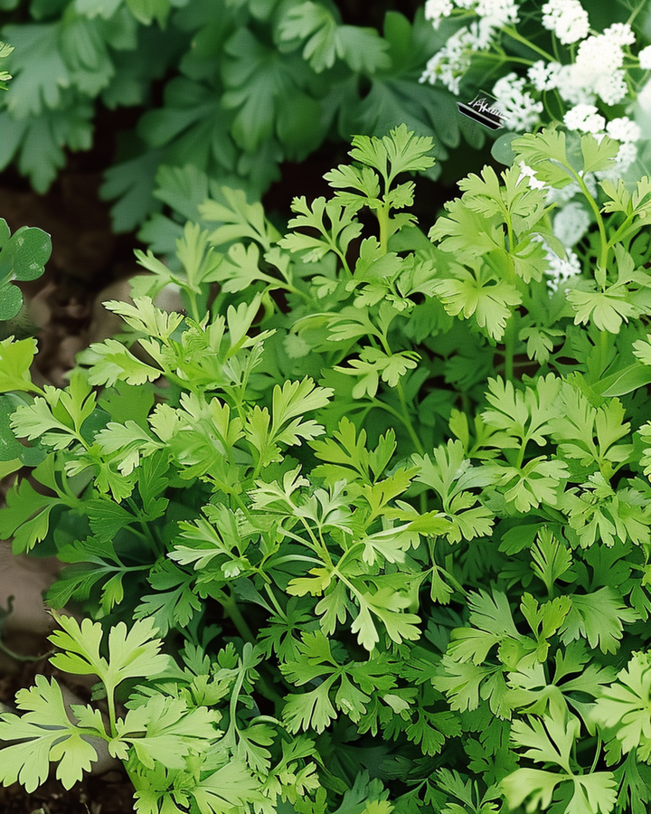 Sementes de cerefólio (Anthriscus cerefolium) – erva aromática anual