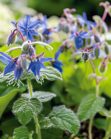 Semillas de borraja (Borago officinalis) – hierba anual