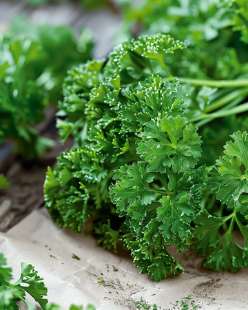 Semillas de perejil Moss Curled (Petroselinum crispum) – hierba anual