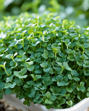Semillas de mastuerzo de hoja ancha (Lepidium sativum) – vegetal anual