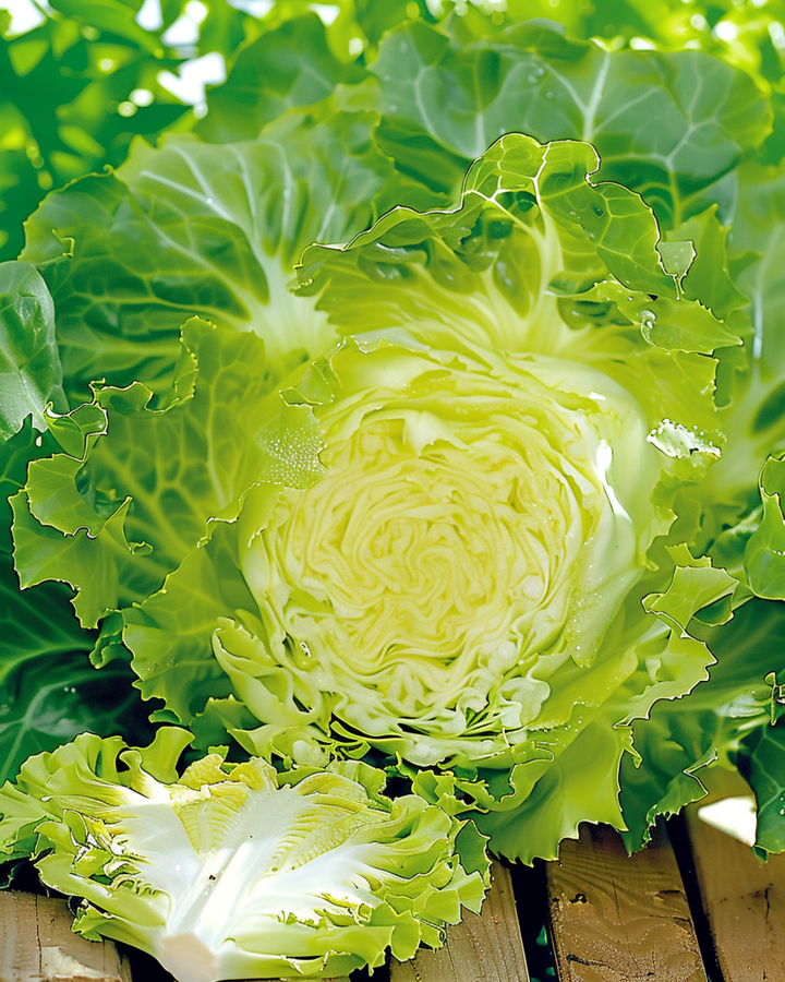 Sementes de Endívia Frisada De Meaux (Cichorium endivia) – vegetal anual