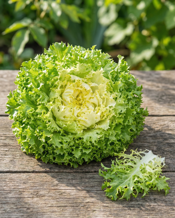 Escarola rizada blanca (Cichorium endivia) – semillas de verdura anual de SeedsChoice