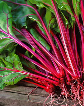 Semillas de acelga Beta vulgaris Red Chard Micro Leaf anual