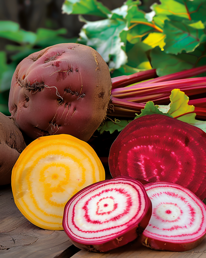 Sementes de beterraba Mistura de Cores Variadas Raízes Redondas (Beta vulgaris) – legume anual