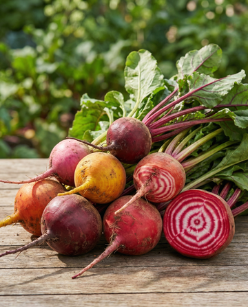 Semillas de remolacha Mixed Colours Mixture Round Roots (Beta vulgaris) – hortaliza anual de SeedsChoice