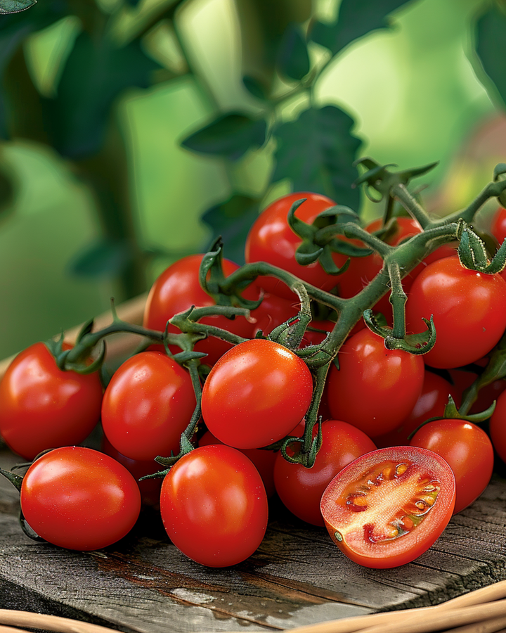 Sementes de Tomate Snack Dattored F1 (Solanum lycopersicum) – hortaliça anual