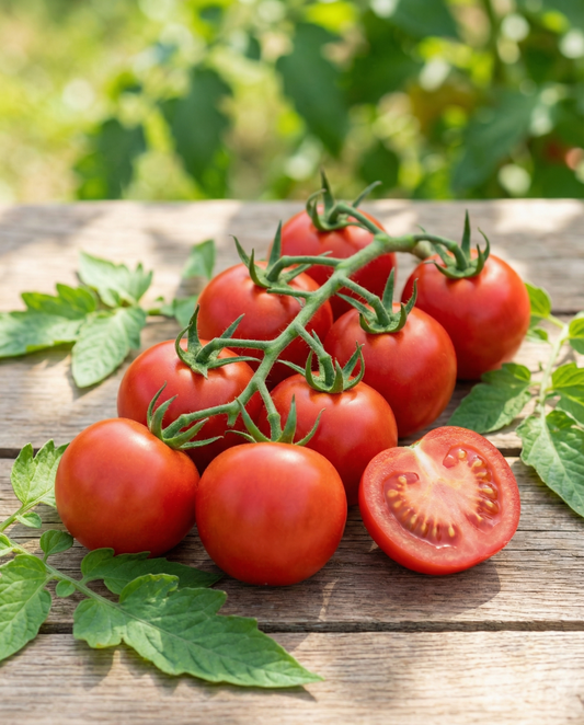 Tomate en rama Serrat F1 rojo (Solanum lycopersicum) – semillas de hortaliza anuales de SeedsChoice