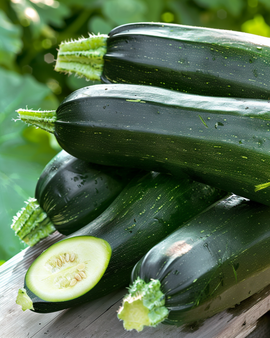 Sementes de abóbora de verão Black Beauty – Cucurbita pepo anual