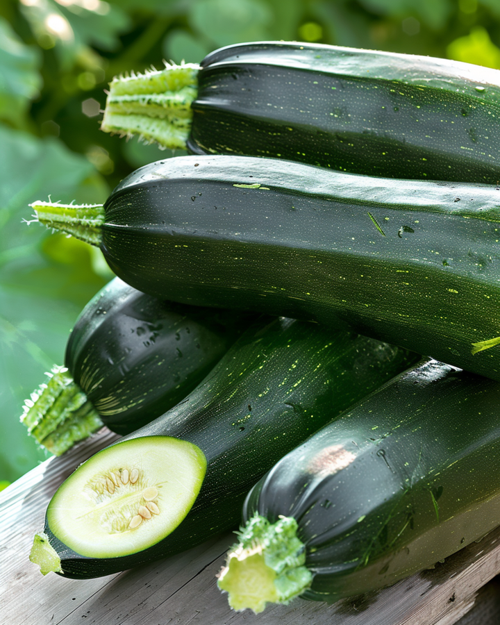 Semillas de calabacín de verano Black Beauty (Cucurbita pepo) – verdura anual