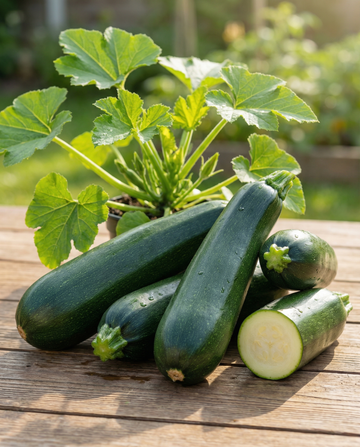 Calabacín de verano Black Beauty (Cucurbita pepo) – semillas de verdura anual de SeedsChoice