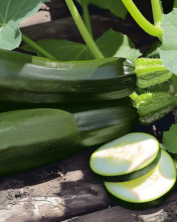 Semillas de calabacín trepador Black Forest F1 (Cucurbita pepo) – trepadora anual