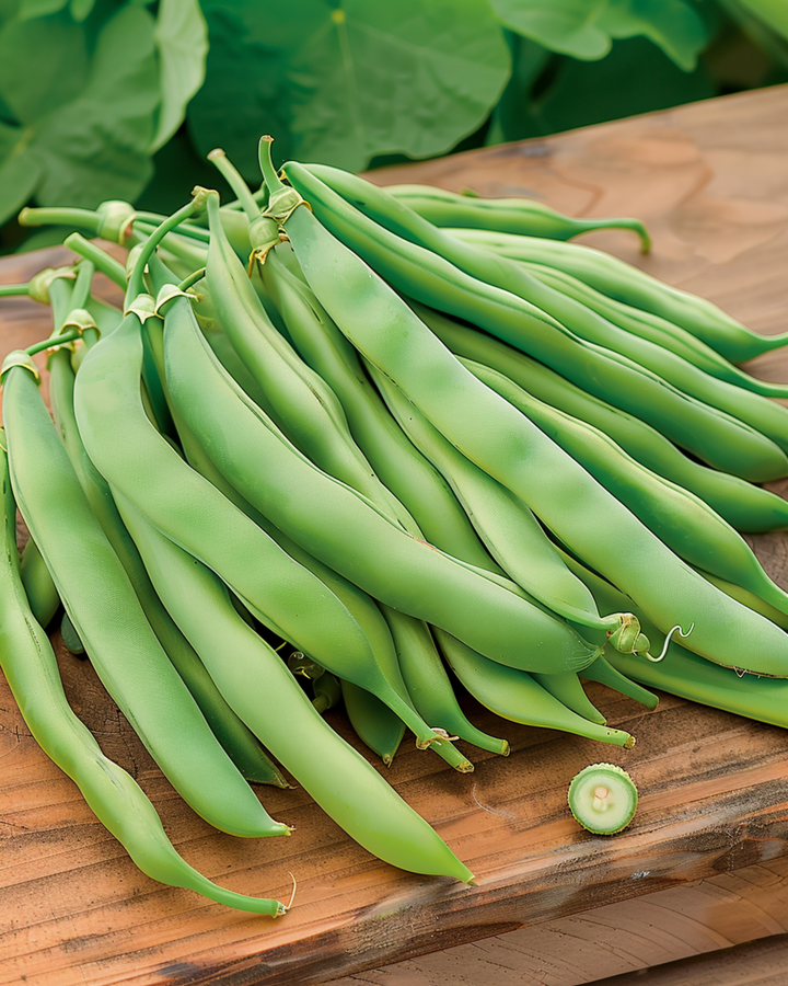 Semillas de judía verde trepadora Westlandse Dubbele (Phaseolus vulgaris) – trepadora anual