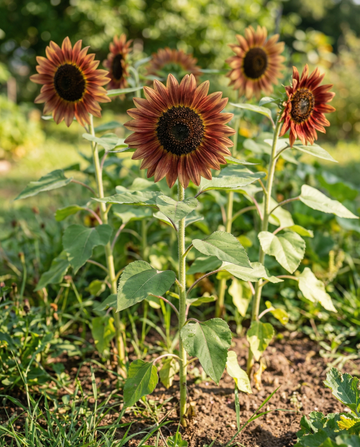 Girasol Sunset Mixed (Helianthus annuus) – semillas de flor anual de SeedsChoice